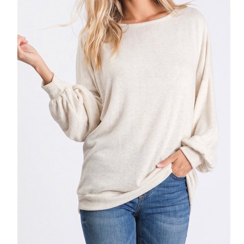 🎈Charley- oatmeal cage back top - Picture 5 of 8